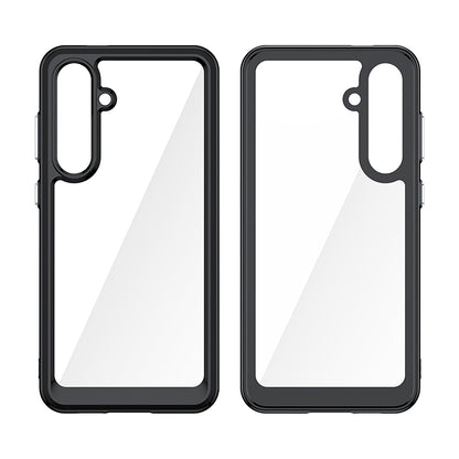 HURTEL Silicone case with gel frame for Samsung Galaxy S24 FE Outer Space Case - black – image 2