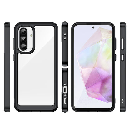 HURTEL Case cover with flexible frame for Samsung Galaxy A26 Outer Space Case - black – image 2