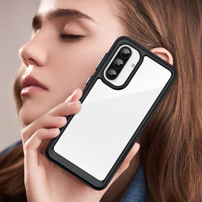HURTEL Case cover with flexible frame for Samsung Galaxy A26 Outer Space Case - black – image 6