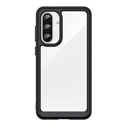 HURTEL Case cover with flexible frame for Samsung Galaxy A36 Outer Space Case - black