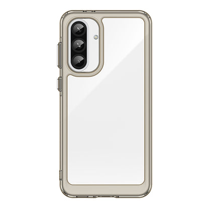 HURTEL Case cover with flexible frame for Samsung Galaxy A36 Outer Space Case - transparent black