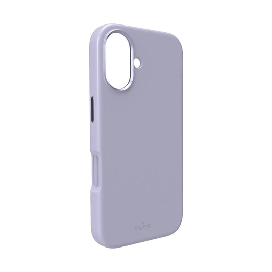 PURO iPhone 17 Icon Mag Pro Liquid Silicone MagSafe Case with Aluminum Buttons - Lavender