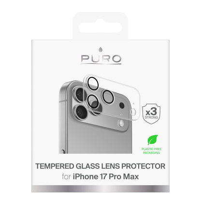 PURO Tempered glass for the camera island and lenses for iPhone 17 Pro Max Camera Standard – image 2