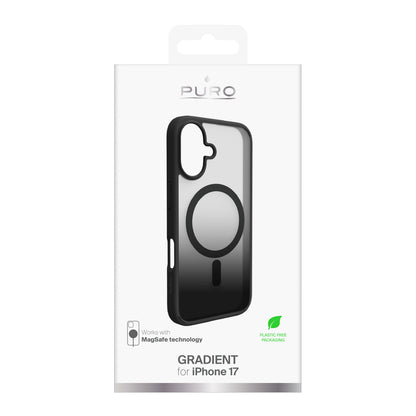 PURO Case cover for iPhone 17 Gradient TPU MagSafe - black – image 2