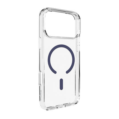 PURO Case cover for iPhone 17 Pro Max Lite Mag MagSafe - transparent blue ring