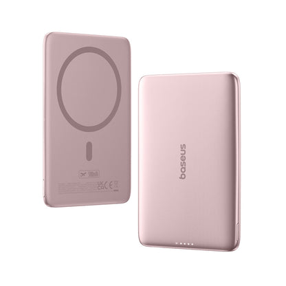 BASEUS Powerbank 5000mAh 20W Ultra-Slim with USB-C MagSafe cable 60W 30cm - pink – image 4