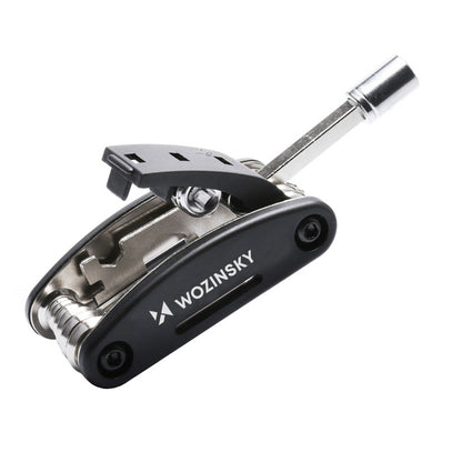 WOZINSKY 16in1 multifunctional tool set for bicycle service repair - black – image 3