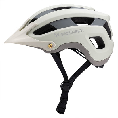 WOZINSKY Lightweight MTB bicycle helmet with detachable visor 57-62 cm - pastel green – image 2