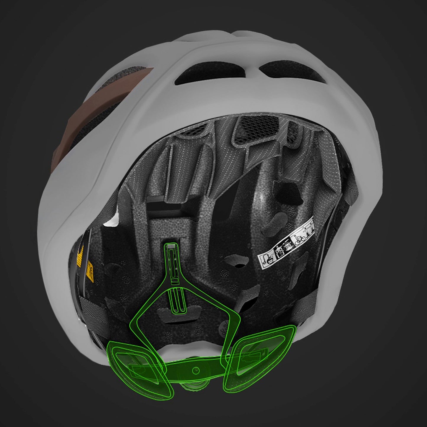 WOZINSKY Kask rowerowy szosowy ultracienki 57-62 cm - taupe – image 11