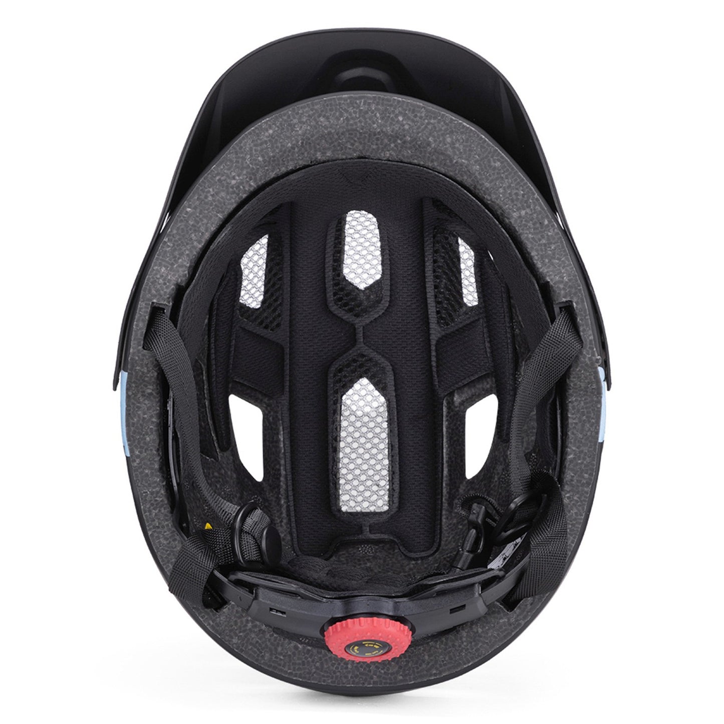 WOZINSKY Children's MTB bicycle helmet with detachable visor 48-52 cm - black – image 4