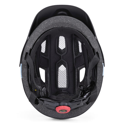 WOZINSKY Children's MTB bicycle helmet with detachable visor 48-52 cm - black – image 4