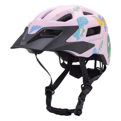 WOZINSKY Children's MTB bicycle helmet with detachable visor 48-52 cm - pink – image 7