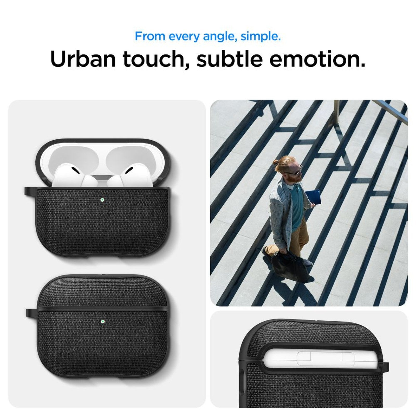 SPIGEN AirPods Pro 3 Urban Fit case - black – image 10