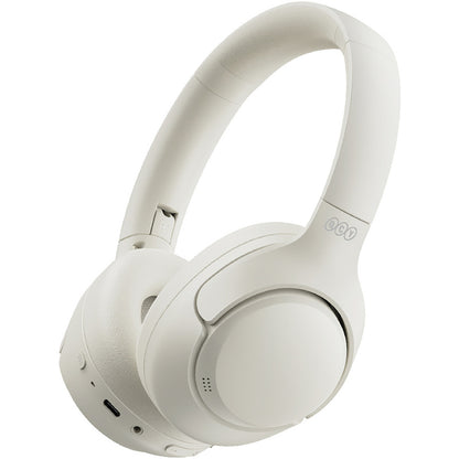 QCY H3 ANC Bluetooth Hi-Res Audio over-ear wireless headphones - white
