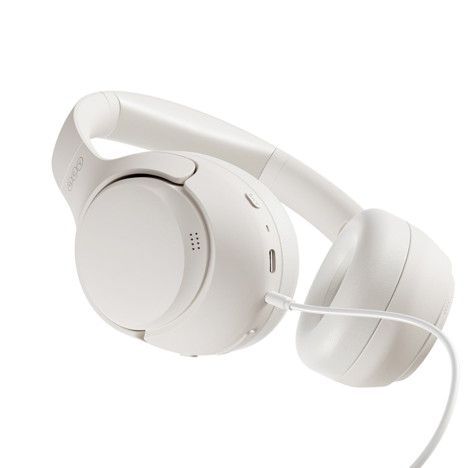 QCY H3 ANC Bluetooth Hi-Res Audio over-ear wireless headphones - white – image 5