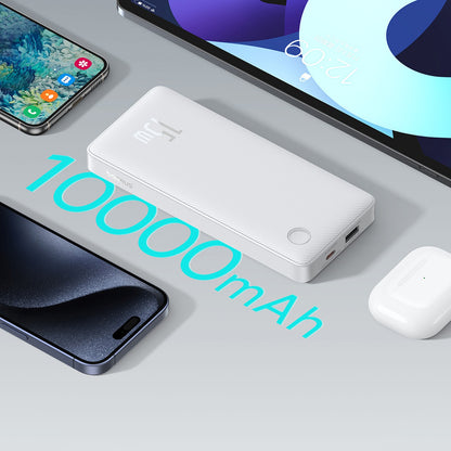 BASEUS Powerbank 10000mAh 15W Airpow Lite with USB-A - USB-C cable 30cm - white – image 6