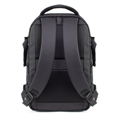 WOZINSKY Travel backpack for plane with laptop pocket 20l 40x20x25 cm - black – image 3