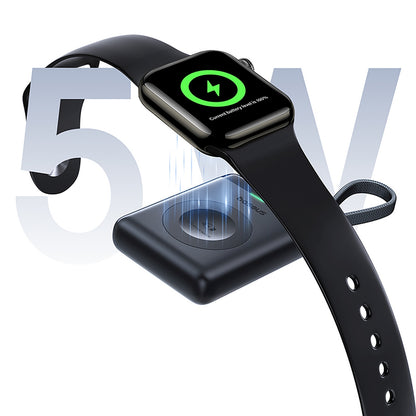 BASEUS Powerbank 1640 mAh 5W EnerFill FW11 for Apple Watch with built-in cable - black – image 9