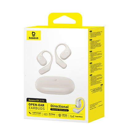 BASEUS OWS Eli 2i Fit wireless headphones with earpieces - white – image 5