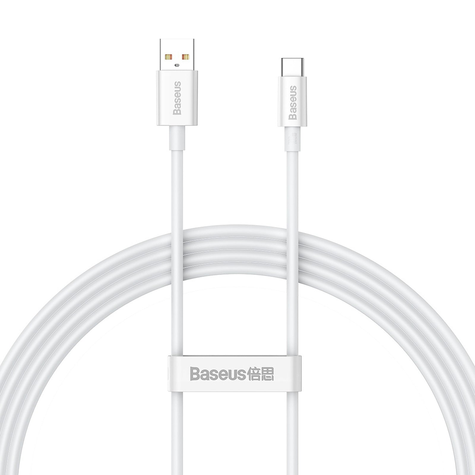 BASEUS USB-A - USB-C Superior Series cable 100W 1.5m - white
