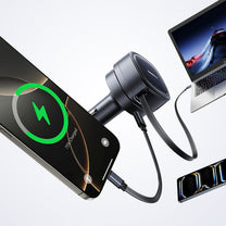 BASEUS USB-C car charger with retractable USB-C 30W cable - black – image 15