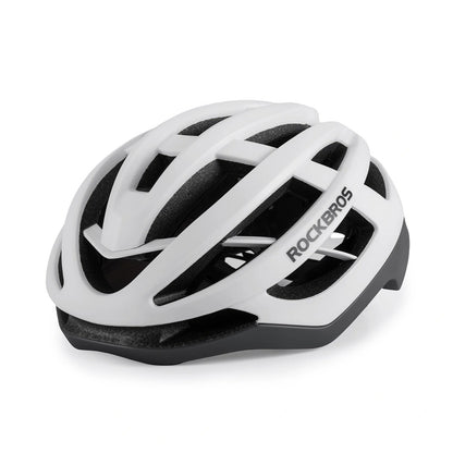 ROCKBROS Protective bicycle helmet HC-58WG-M 55-58 cm - white and gray