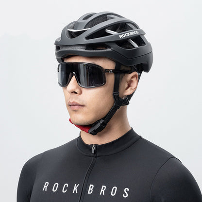 ROCKBROS Protective bicycle helmet HC-58BK-M 55-58 cm - black and gray – image 15