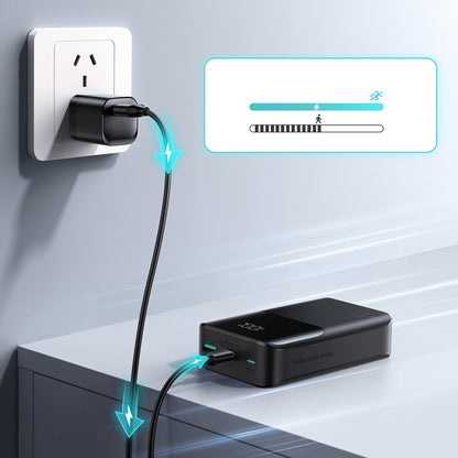 JOYROOM Powerbank 20000mAh 22.5W USB-A USB-C with display JR-QP192 Mini - black – image 9