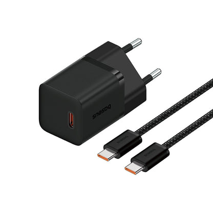 BASEUS USB-C GaN5 30W wall charger with 100W USB-C cable - black – image 7