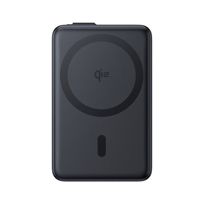 BASEUS 10000mAh magnetic powerbank with stand with built-in USB-C Qi2 MagSafe 30W cable - black – image 6