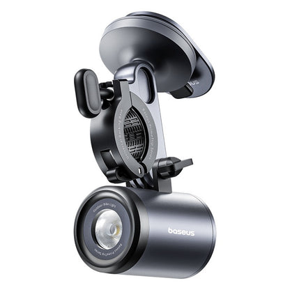 BASEUS Bicycle smartphone holder with 2-in-1 battery light 3000mAh 660 lm IP68 LED - black and gray