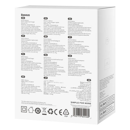 BASEUS USB-C GaN5 30W EU charger - purple – image 11