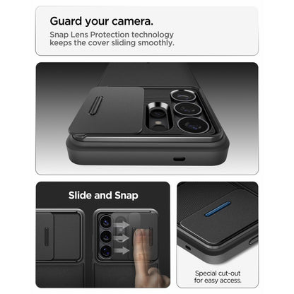 SPIGEN Case cover for Samsung Galaxy S26 Ultra Optik Armor - black – image 6