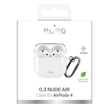 PURO Case cover for AirPods 4 0.3 Nude headphones - transparent – image 7