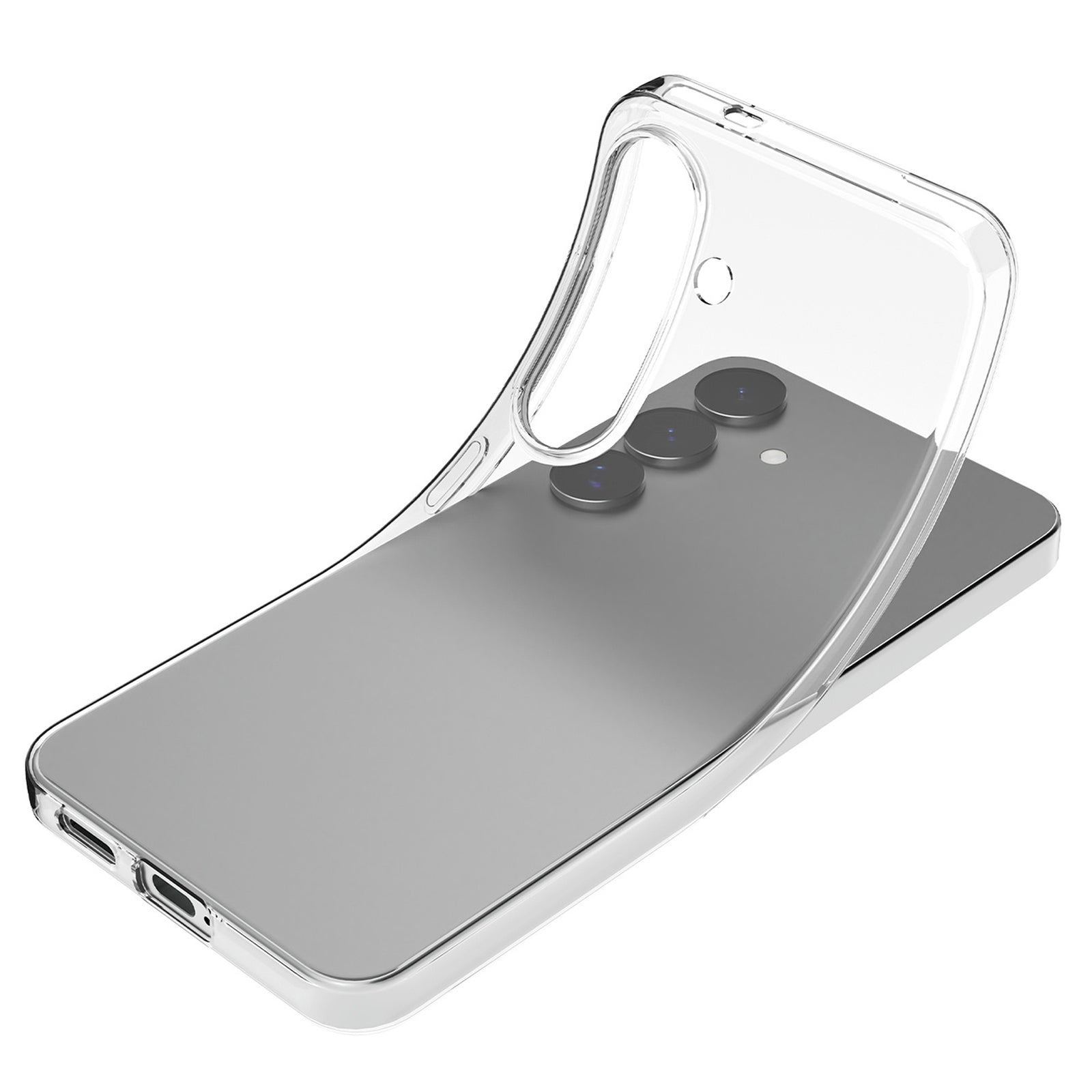 PURO Silicone case for Samsung Galaxy S25 03 Nude - transparent – image 4
