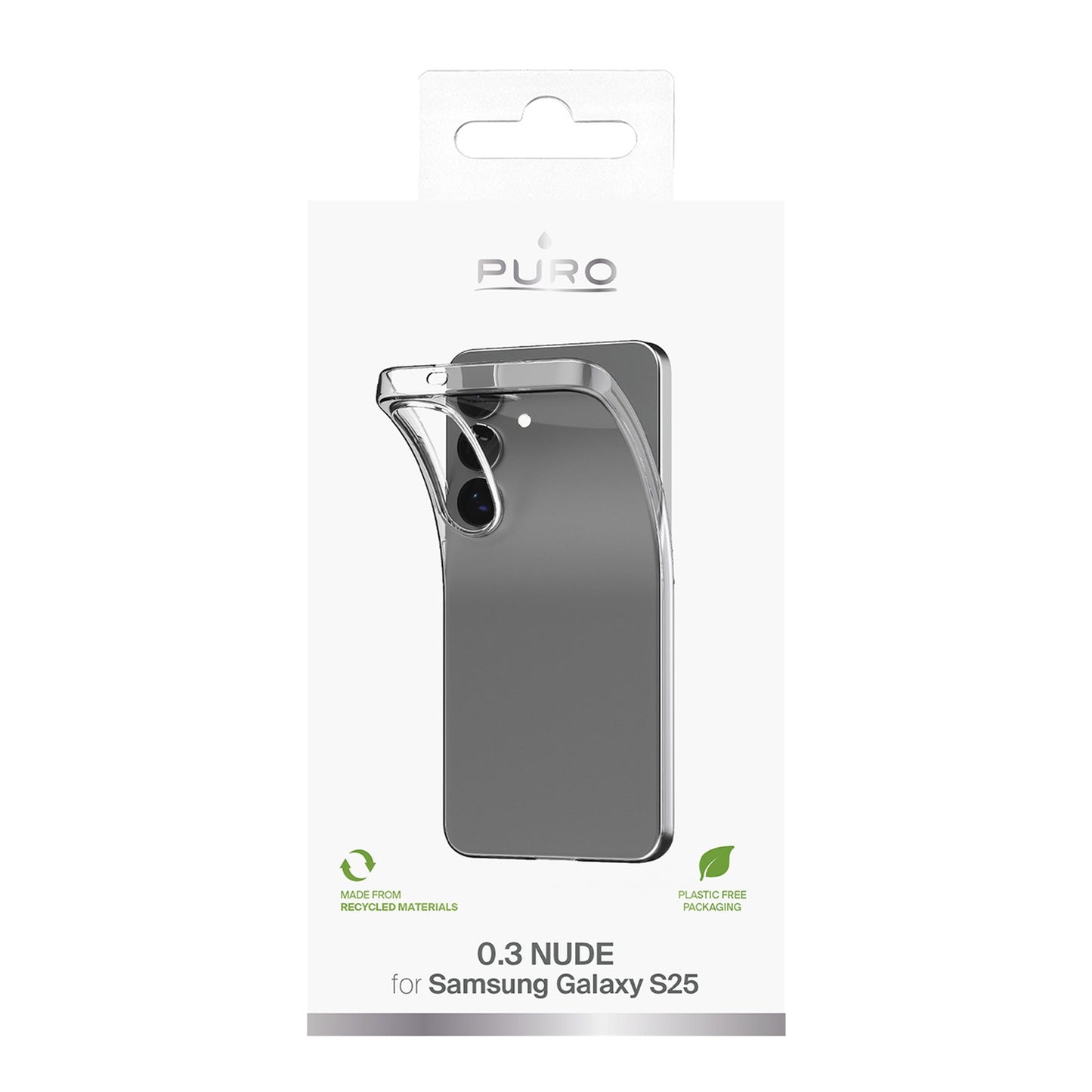 PURO Silicone case for Samsung Galaxy S25 03 Nude - transparent – image 5