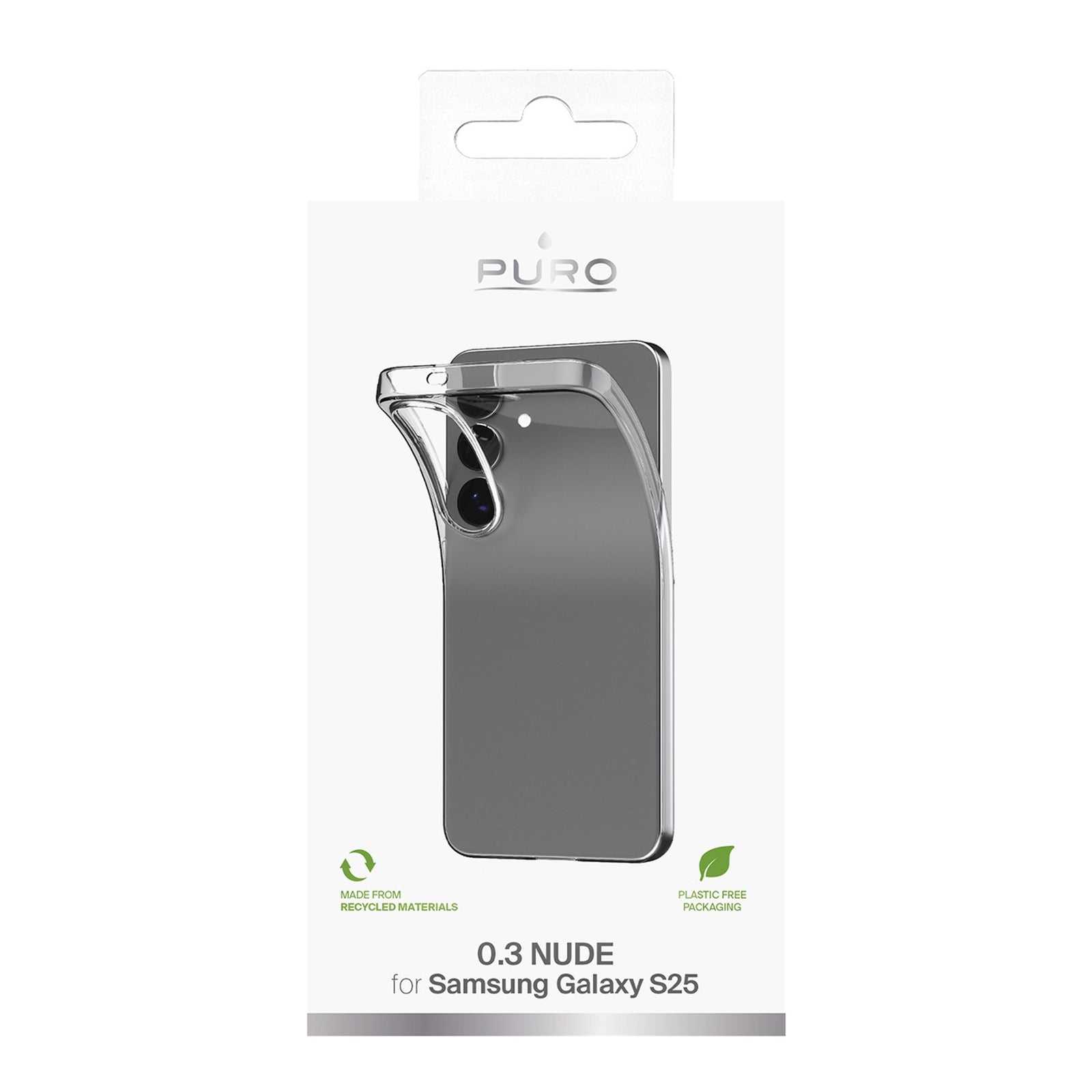 PURO Silicone case for Samsung Galaxy S25 03 Nude - transparent – image 5