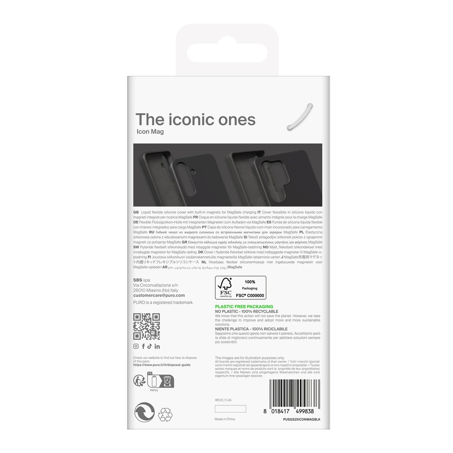 PURO Retail Display Cases – Silicone case for Samsung Galaxy S25 – image 11