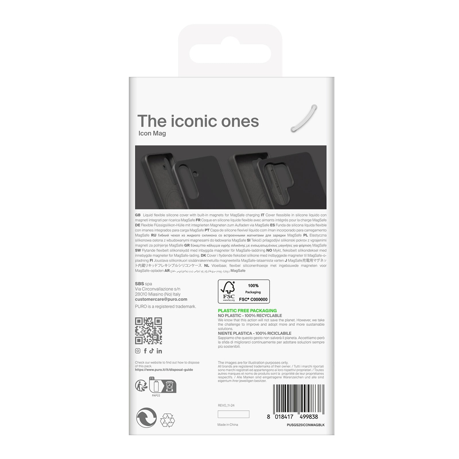 PURO Retail Display Cases – Silicone case for Samsung Galaxy S25 – image 11