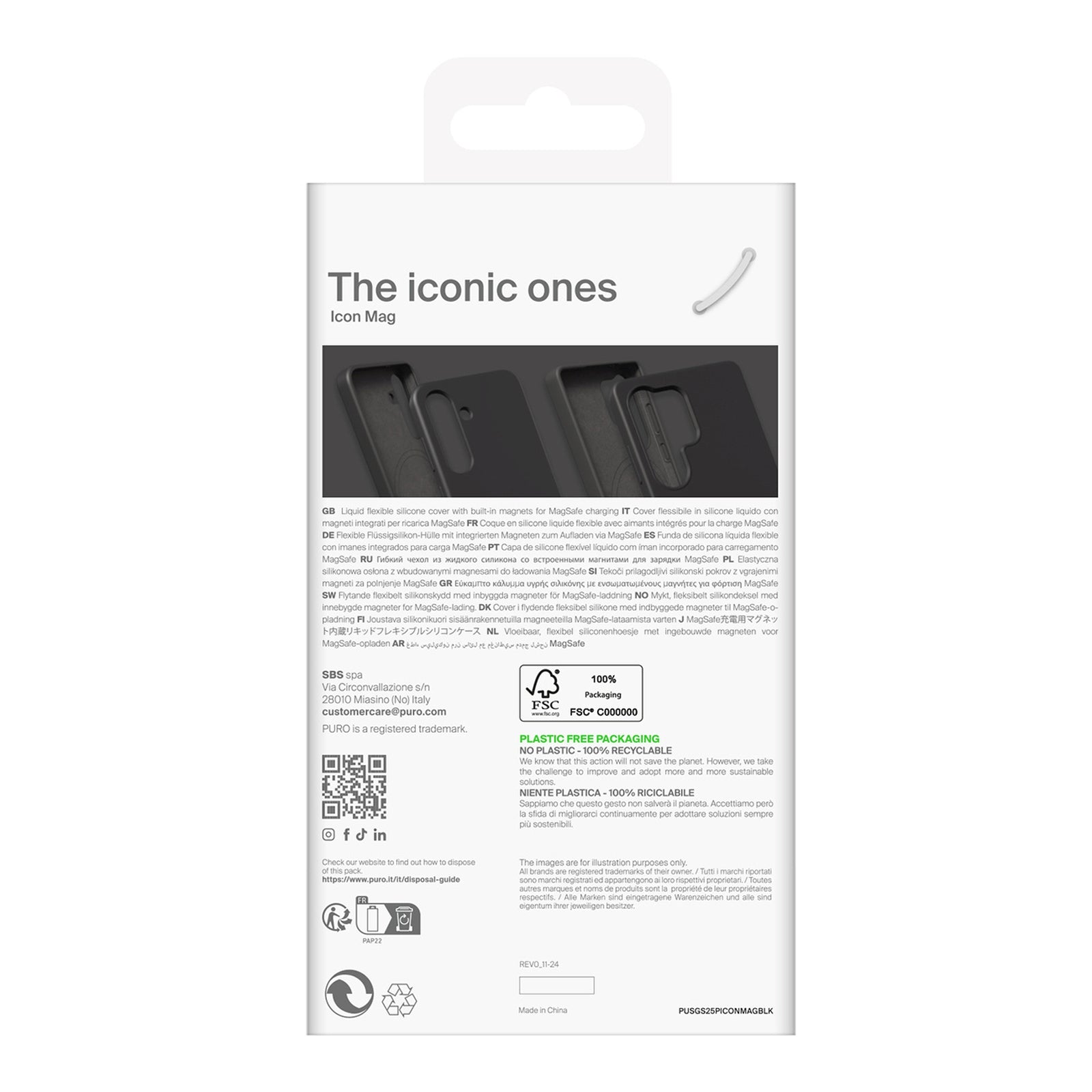 PURO Retail Display Cases – Silicone case for Samsung Galaxy S25 – image 16