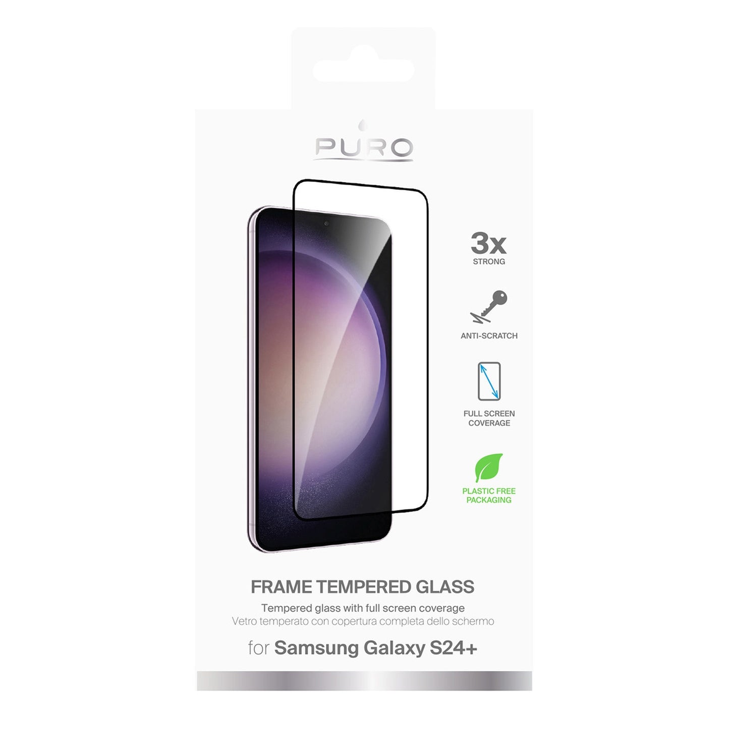 PURO Retail Display Cases – Tempered glass for Samsung Galaxy S25+ – image 2
