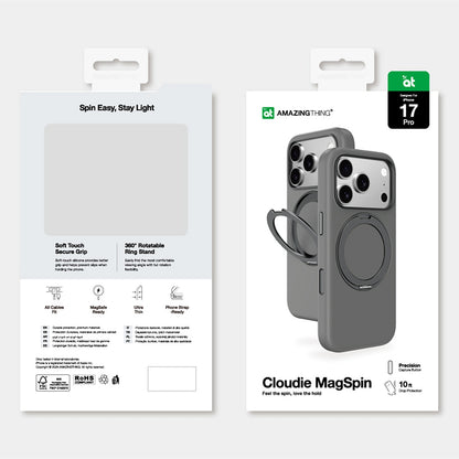 AmazingThing Case cover with stand for iPhone 17 Pro Cloudie - gray – image 8