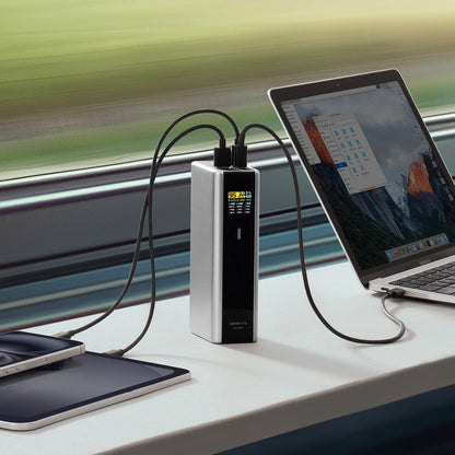 CUKTECH Powerbank 20000mAh USB-C USB-A 210W - gray – image 4