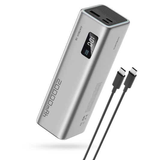 CUKTECH Powerbank 20000mAh USB-C USB-A 100W - gray
