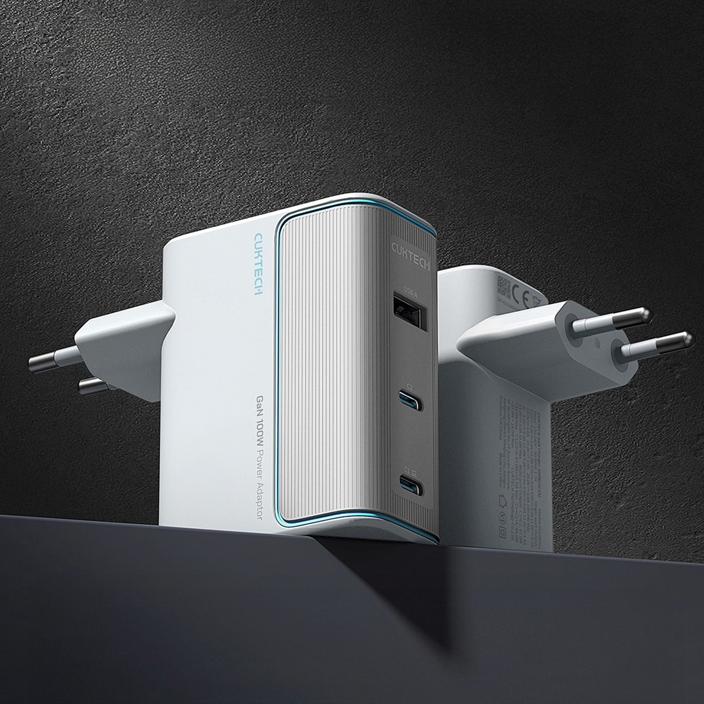 DUDAO GaN 30W USB-A - USB-C wall charger with USB-C cable - white – image 37