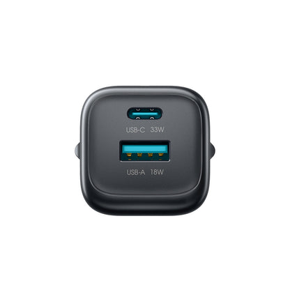 JOYROOM USB-A USB-C 33W wall charger - black – image 6