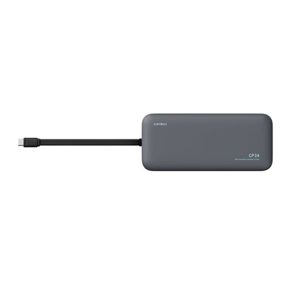CUKTECH Powerbank 20000mAh USB-A USB-C with integrated 40W cable - gray – image 3
