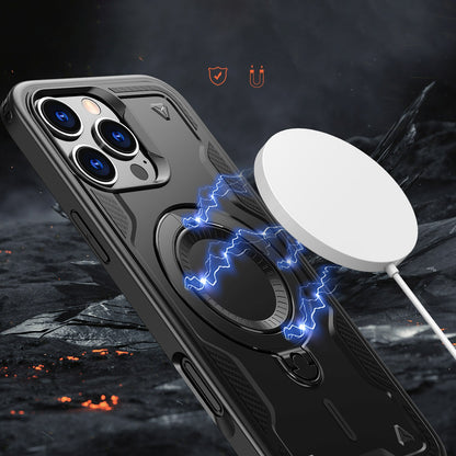 HURTEL Case cover for iPhone 16 Pro Max Hybrid Armor Trendy MagSafe - black – image 4