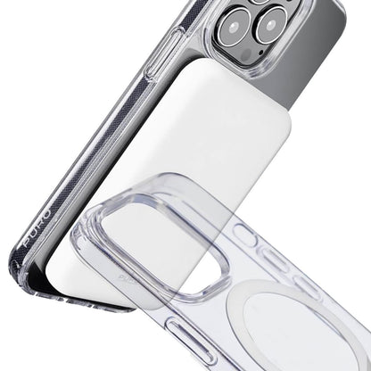 PURO Silicone case for iPhone 14 Pro Lite Mag MagSafe - transparent – image 5