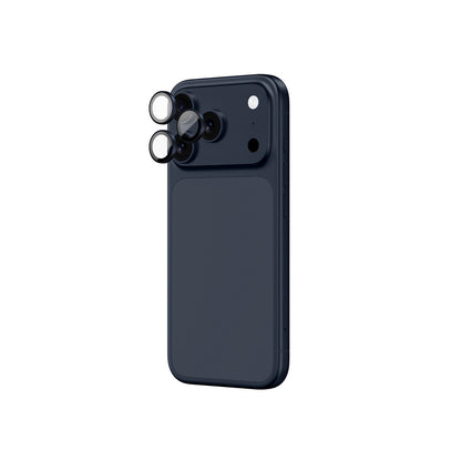 AmazingThing Camera glass for iPhone 17 Pro / Pro Max with a blue aluminum Lens Glass frame – image 3